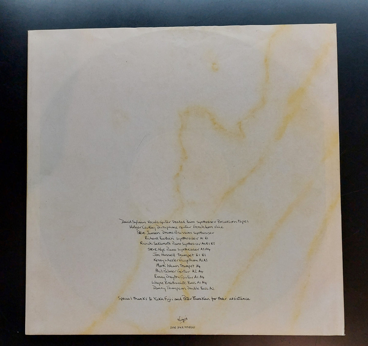 David Sylvian - Brilliant Trees LP