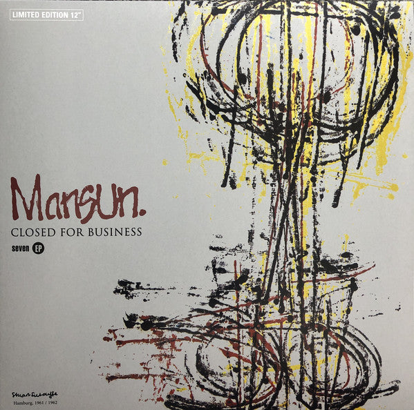 Mansun - Closed For Business - Clear Vinyl 12