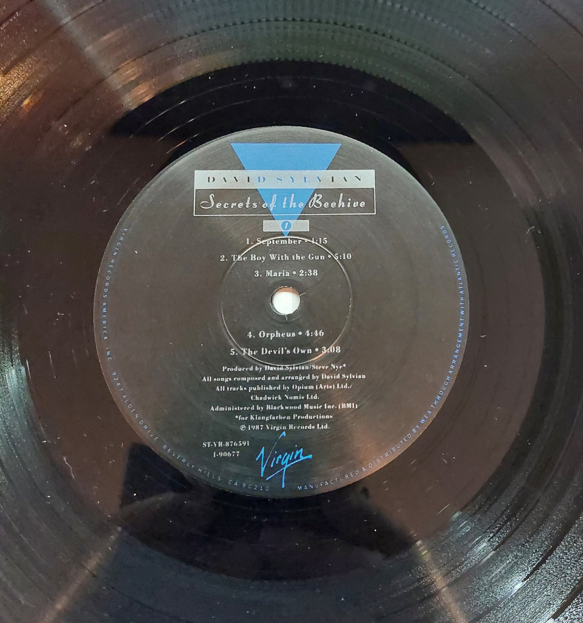 David Sylvian - Secrets Of The Beehive - Original LP