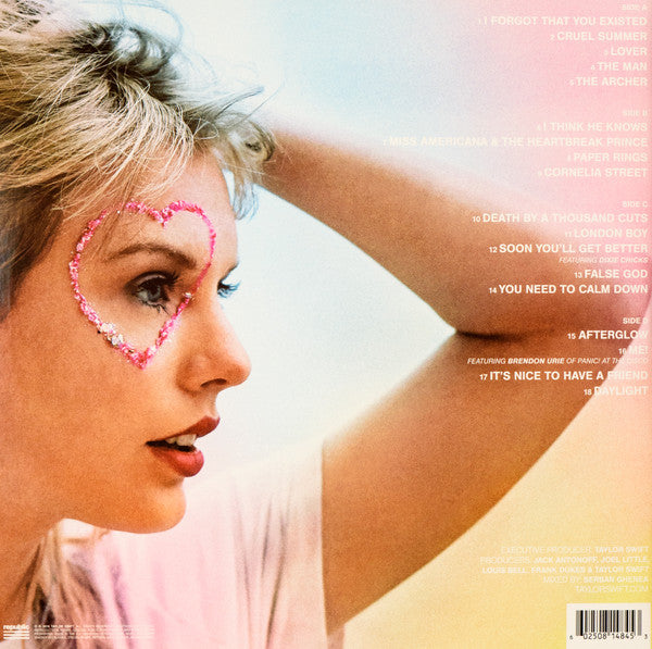 Taylor Swift - Lover - Pink & Blue Vinyl Double LP