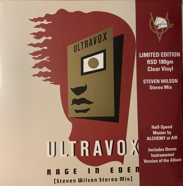 Ultravox - Rage In Eden - Clear Vinyl Double LP