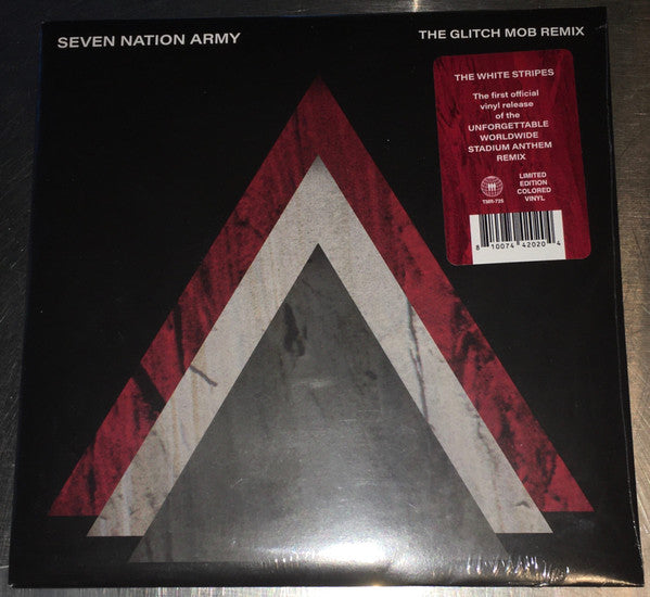 White Stripes - Seven Nation Army - Glitch Mob Remix - Limited Red Vinyl 7"